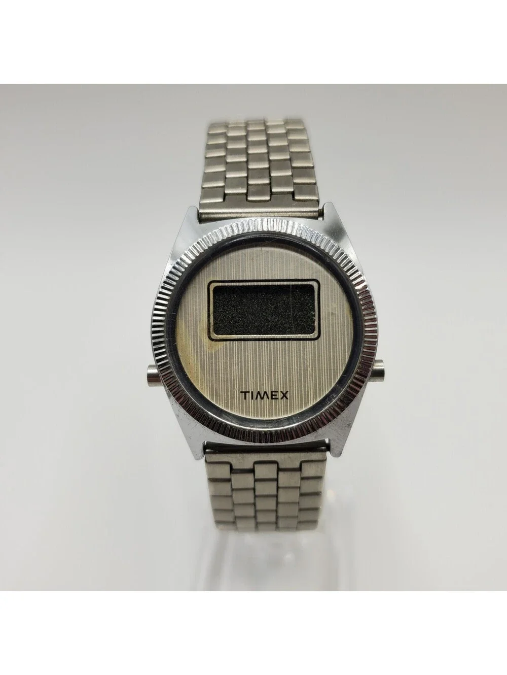 Vintage Timex Digital F Cell Watch For Parts Or Repair